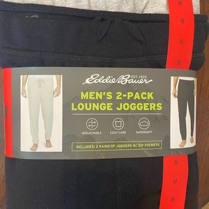 Brand new Eddie Bauer men’s 2 pack lounge joggers